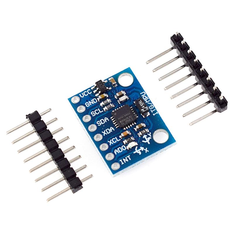 1Set IIC I2C GY-521 MPU-6050 MPU6050 3 Axis Analog Gyroscope Sensors + Accelerometer Module For Arduino With Pins 3-5V DC