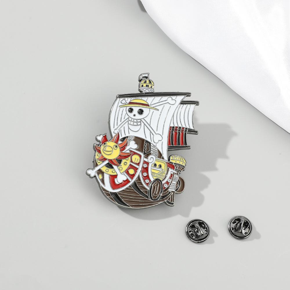 Anime Cosplay Merry Badge Enamel Brooch for Jeans Jacket Lapel Pin Jewelry Accessories