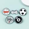 Number Pattern Dice Brooch - Personality Accessory for Backpack or Clothing