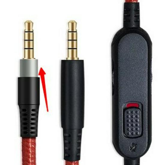 Compatible with Kingston HyperX Cloud Alpha, Mix, Logitech Gaming Headset Cables