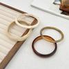 INS-Stil Farbverlauf Harz Ring Armband – Vielseitig, Pendlerfreundlich Europäische & Amerikanische Schmuckstücke