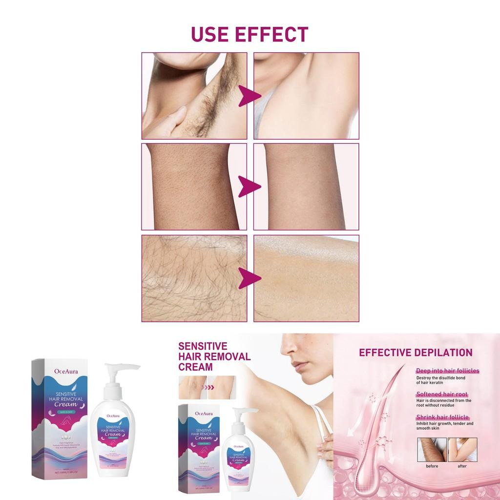 Premium Oceaura Hair Removal Cream For Soft And Glowing Skin On Arms And Legs