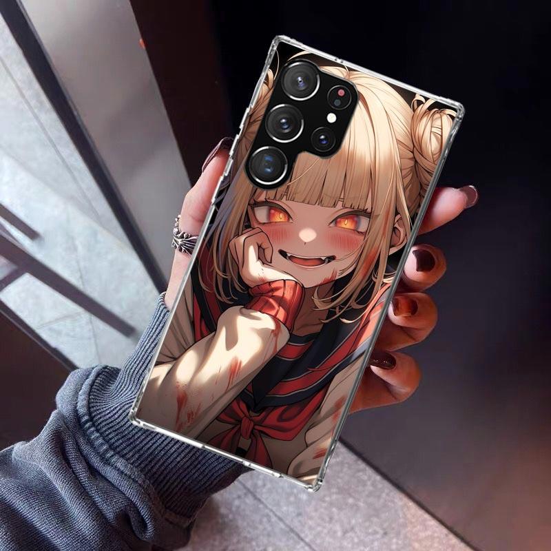 

Himiko Toga My Hero Fashion Phone Case For Samsung Galaxy S23 S24 S25 Edge S26 Ultra S22 + S21 Plus S20 FE Cover Silicone Print Samsung S25 Ultra