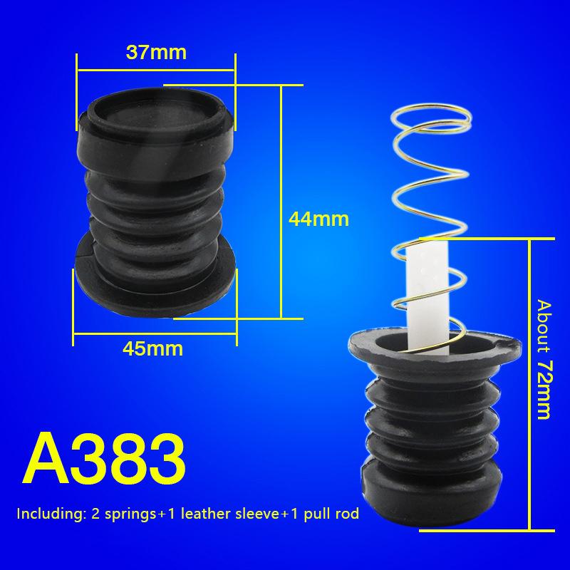 Univerzální zátka vypouštěcího ventilu vody pračky, pružinové armatury pro utěsnění vody