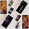 Musiknoten WEICHE Handyhülle für Samsung Galaxy S26 Ultra S25 S24 S23 S22 S21 S20 Note10 Hülle