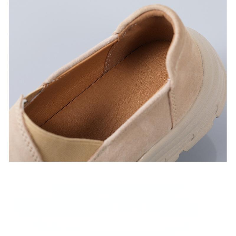 Casual Women's Shoes Slip-on Lazy Shoes Thick-soled Wedge Soft Comfortable Women's Platform Loafers Breathable Outdoor Walking