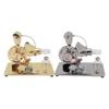 Stirling Engine Motor Model Colorful LED Educational Electricity Power Generator Toy for Kids Adults