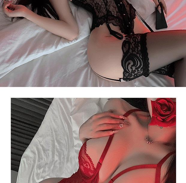 Flirty Dessous: Reiner Sexy Schnür-Bügel-Body mit schlankmachendem Taillenformer