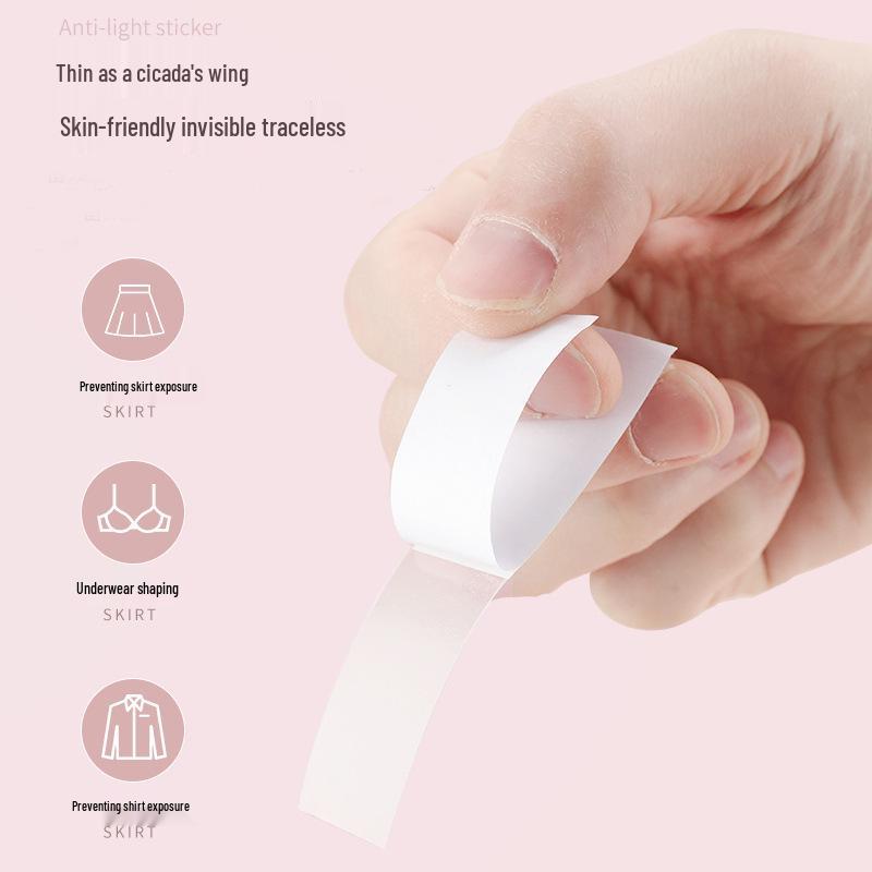 Leak-Proof, Invisible Anti-Exposure Stickers for Straps & Necklines