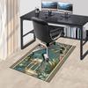 1PC Peacock, Garden Extra Large Non Slip Floor carpet, Office, family, bedroom, Studio Large Area Rug Indoor Rugs, Vibrant Colors