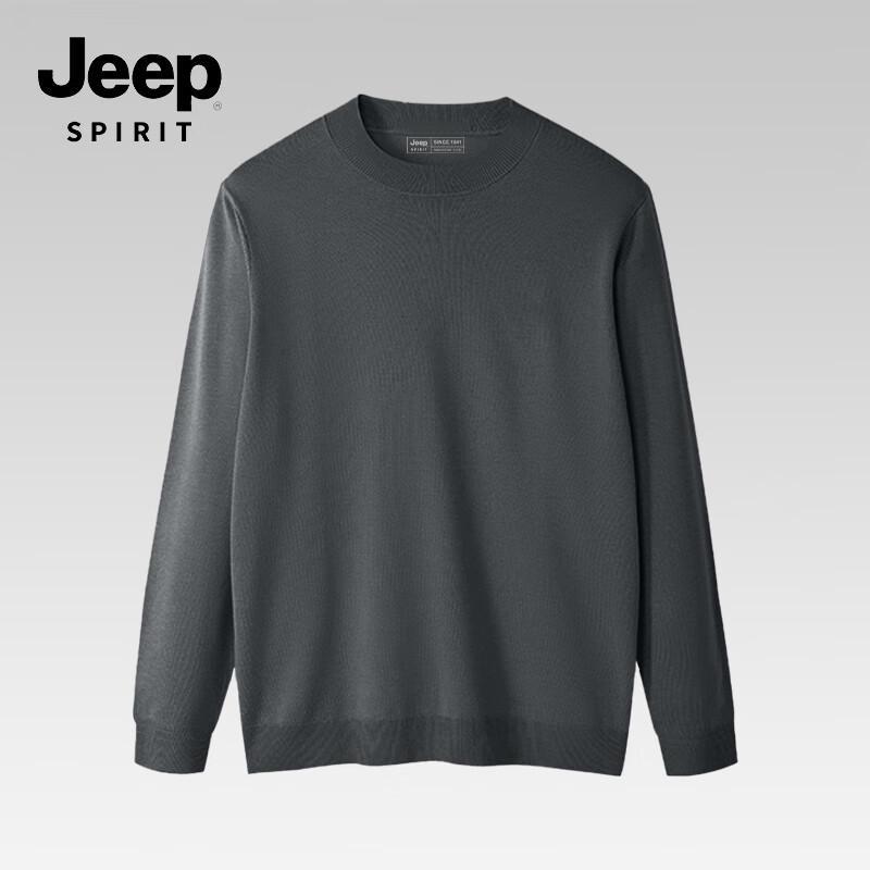 

Мужской свитер с круглым вырезом из смесовой шерсти JEEP SPIRIT M