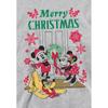 Disney Childrens/Kids Mickey Mouse & Minnie Mouse Wreath Heather Christmas Hoodie