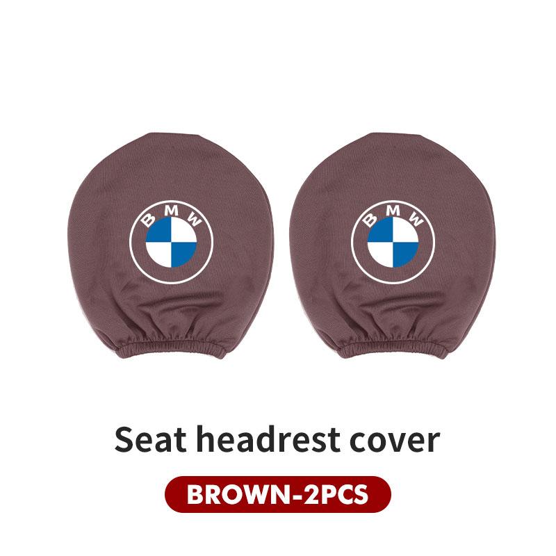 QAED6 For BMW Car Seat Headrest Pillow Cover Dust Dirty-proof Protective Cover Accessories E46 E90 E60 F10 E39 F30 E36 E87 E90 E30 E53