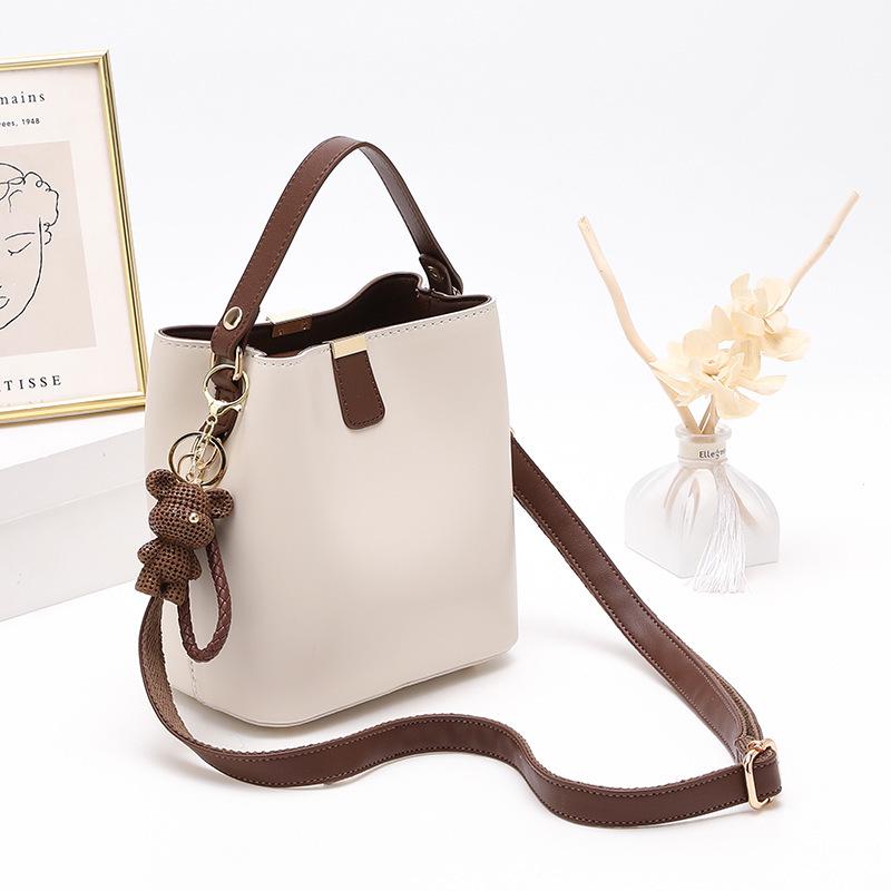 Women's 2025 Trendy Soft Leather Bucket Crossbody Bag