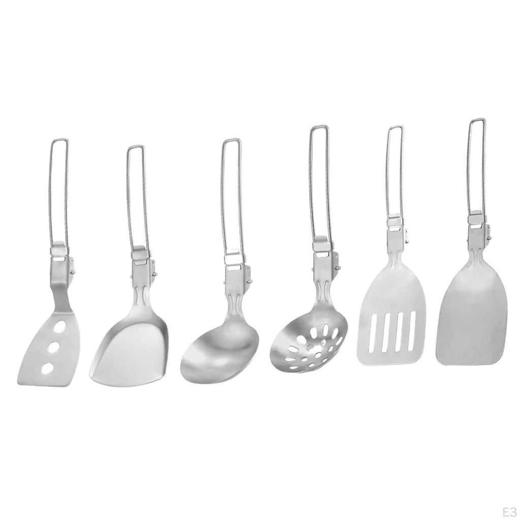 Camping Utensil Kitchen Folding Cutlery, Camp Outdoor, Tableware for Backpacking