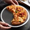 2Pcs 10Inch Aluminum Seamless Rim Pizza Baking Screen - Perfect Crisp, Enhanced Airflow