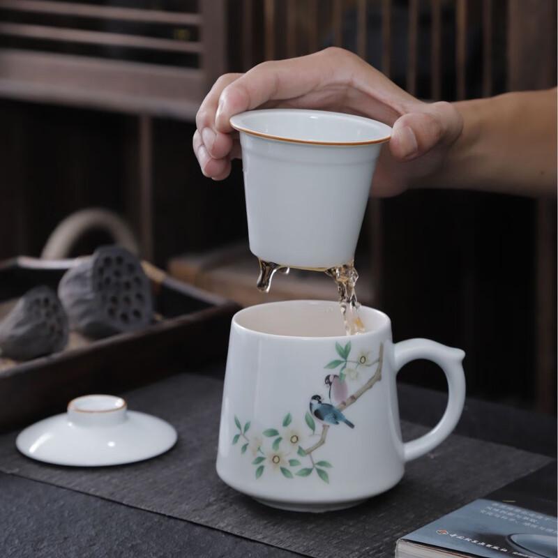 Jingxun Ceramic Tea Infuser Mug Set