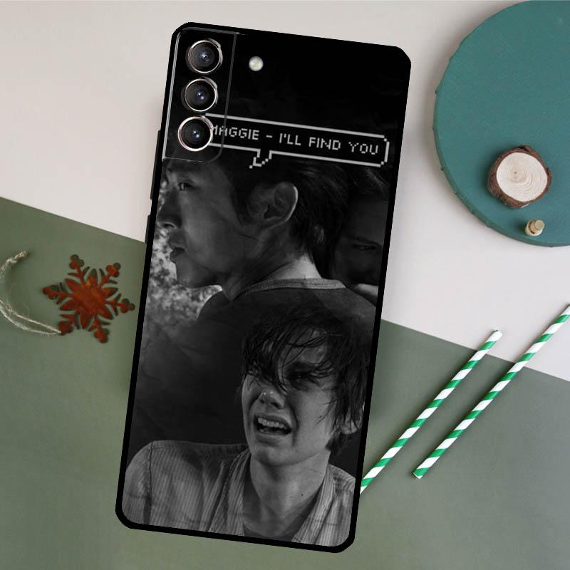 Glenn Maggie The Walking Dead Phone Case For Samsung Galaxy S26 S23 Ultra S20 S21 S22 S24 S25 Plus S10 S25 FE Back Cover