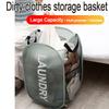 Folding Laundry Basket Breathable Collapsible Wide Opening Laundry Basket Large Dirty Laundry Basket Dorm Bathroom Use ZYL001