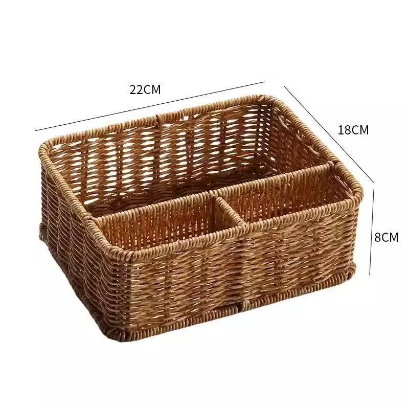 Ruhan Rattan-Style Storage Basket