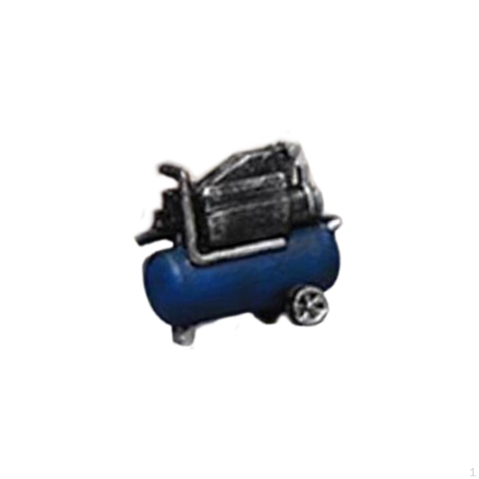 

1/64 Miniature Gas Pump Garage Diorama Accessories Collectible Realistic Micro Scene Display Model синій