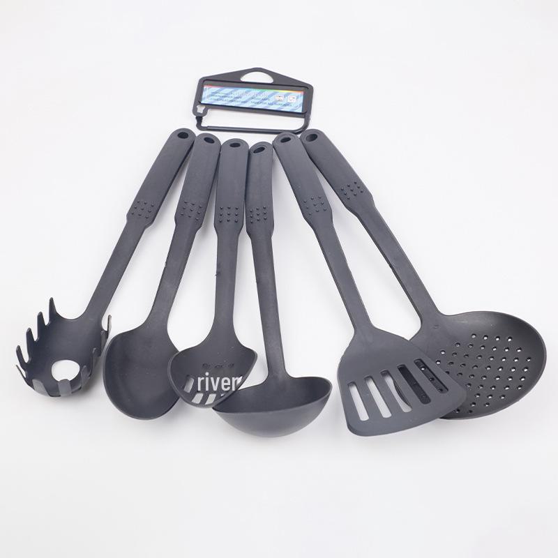

Набор кухонных принадлежностей из термостойкого нейлона: Лопатка и ложка для супа с антипригарным покрытием