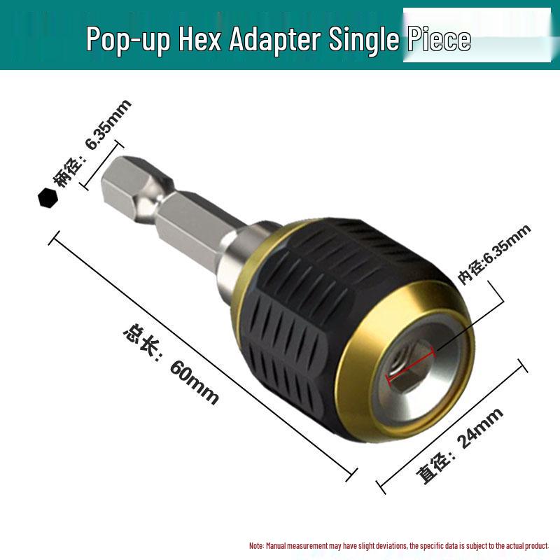

Hex Quick Change Adapter Sleeve for Electric Drill and Air Screwdriver Extension