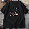 Stardew Valley Sleeping Cat Sploot Graphic T Shirts Men Casual Funny Short Sleeve T-shirt Unisex Cotton Tees Men's Clothing
