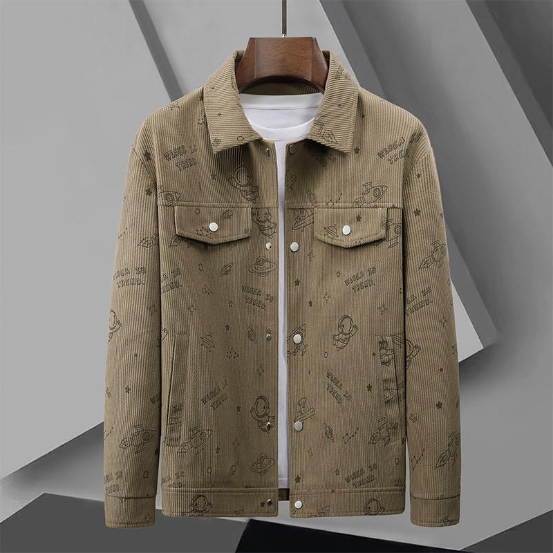 

Куртка Мужская Весенне-Осенняя Куртка Новая Приталенная С Принтом Мужская Мантия Мантия Красивые Топы Модная Весенняя Одежда 5XL