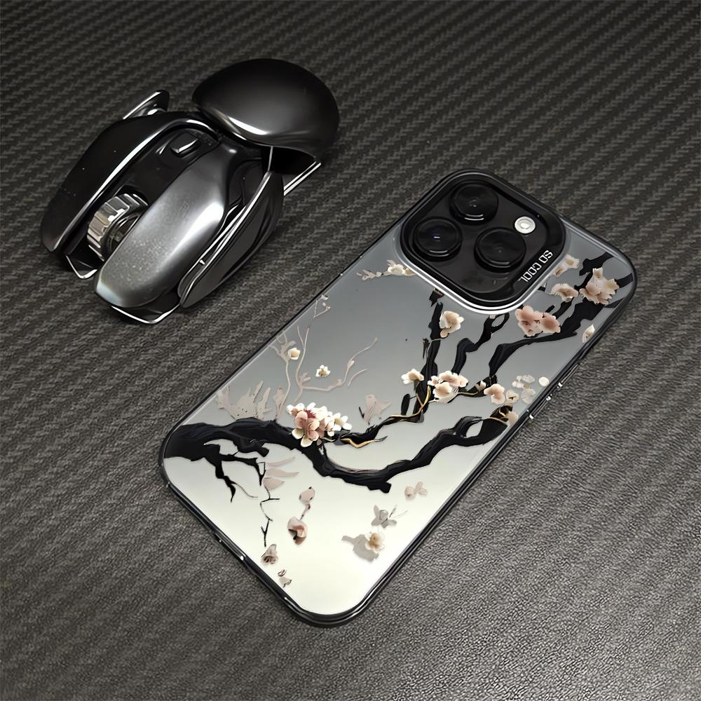 Chinese Plum Blossoms Phone Case For IPhone 17 17e 16 15 14 Pro Max 13 12 11 Air Protective Cover Hard PC Sturdy Coque Cover