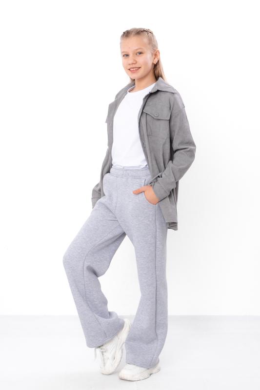 Pants – Teen Girls' Palazzo Casual Straight Fit, Soft Fabric & Elastic Waist, Winter 6437-025-2 HC