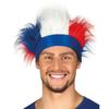 All -American Red And Blue Patriotic Hairy Headband Independence Day Wig Headband Independence Day Celebrations Standard Size