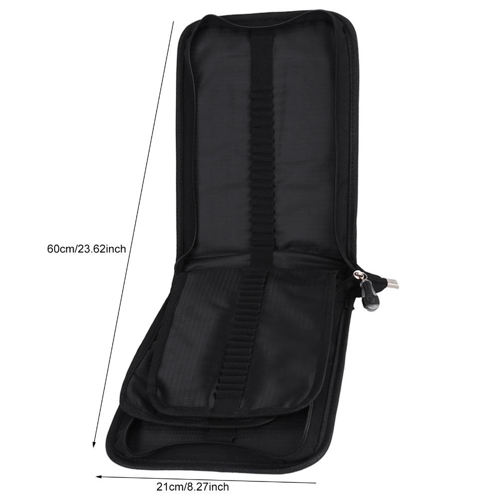 72/120 Slots Pencil Case Black Art Pencil Case Durable Pencil Case Organizer  Drawing