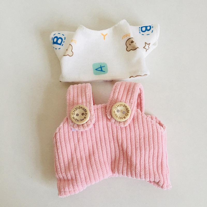 בגדי בובת קטיפה ויניל חמודה 17 ס"מ קופסה עיוורת - תליון LaBuBu שמלת אביזרים