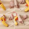 20Pcs Transparent Hot Melt Glue Sticks EVA Adhesive Glue Rods Portable EVA Glue Sticks  Home Repair