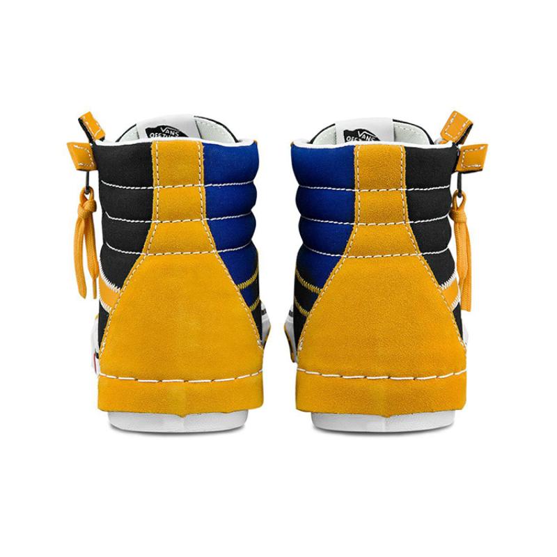 Vans Sk8 Hi Reissue Cap Skate Shoes Black/Yellow Vans VN0A3WM15FG