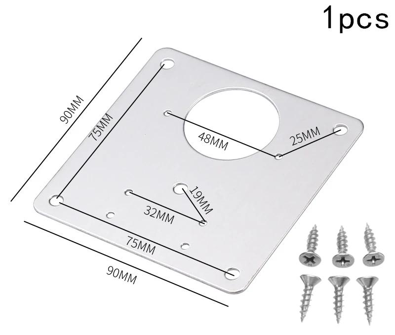 

2pcs Hinge Repair Plate Cabinet Furniture Drawer Foldable Table Window Door Hinger Stainless Steel Plate Hardware Accessories