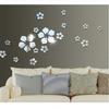 18 Pieces Mirror Wall Stickers, Acrylic Silver Decorative Stickers for Home Decor