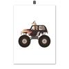 Cartoon Auto Giraffe Elefant Affe Bär Wand Kunst Leinwand Malerei Nordic Poster Und Drucke Tier Wand Bilder Kinderzimmer Dekor