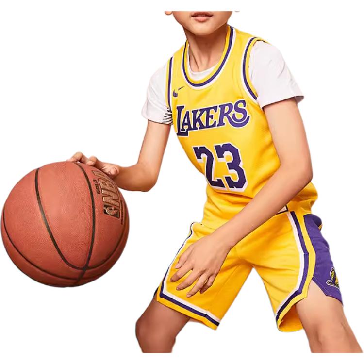 Nike Kids' Basketball Jersey Yellow Kids' AA4326-728