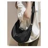 Ladies Slouchy Crescent Bag Niche Minimalist Crossbody Dumpling Bag Sport Casual Large Capacity Single Shoulder Bag