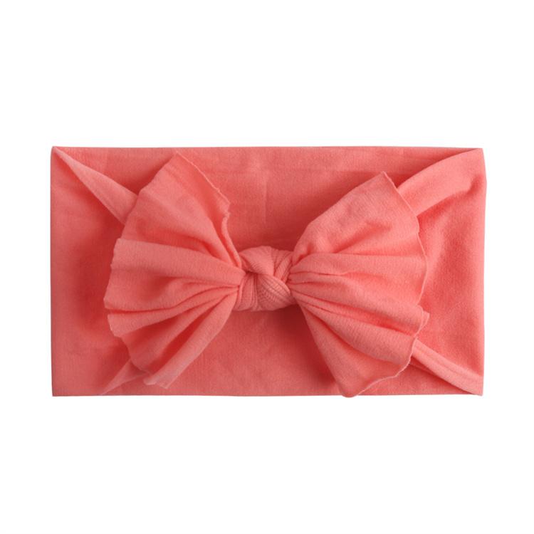 Nuovissimi Accessori Cerchietto per Bambino Morbido Confortevole Cerchietto con Fiocco in Nylon Dolci Cerchietti per Bambino