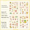 Yuezhen Gulu Cute Cartoon PET Die-Cut Journal Stickers for Kids