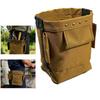 Heavy Duty 1200D Oxford Tool Waist Bag With Reinforced Leather Belt For Electrician Carpenter Gardener Storage Organizer