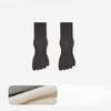 Male Autumn and Winter Leisure Sports Sweat Absorption Antibacterial Deodorization in The Tube Five Finger Socks