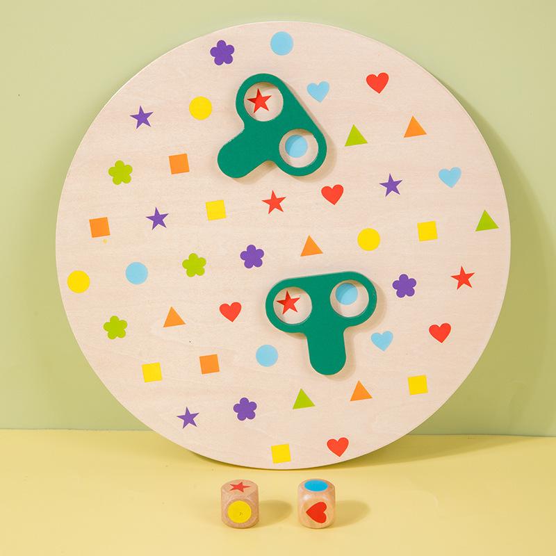 Shape Match Battle: Kids' Reaction Training Table Game for Parent-Child Interaction