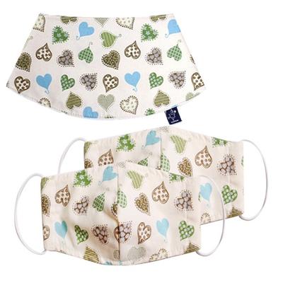 Ozmom Organic Mask 2p + Microfiber Banana Bib, Korean Baby Products
