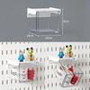 Desktop DIY Pegboard: Large Accessory Holder for Office or Home Desk, Clamp-Standing Storage, Hanging Rack, Countertop Decoration Display.