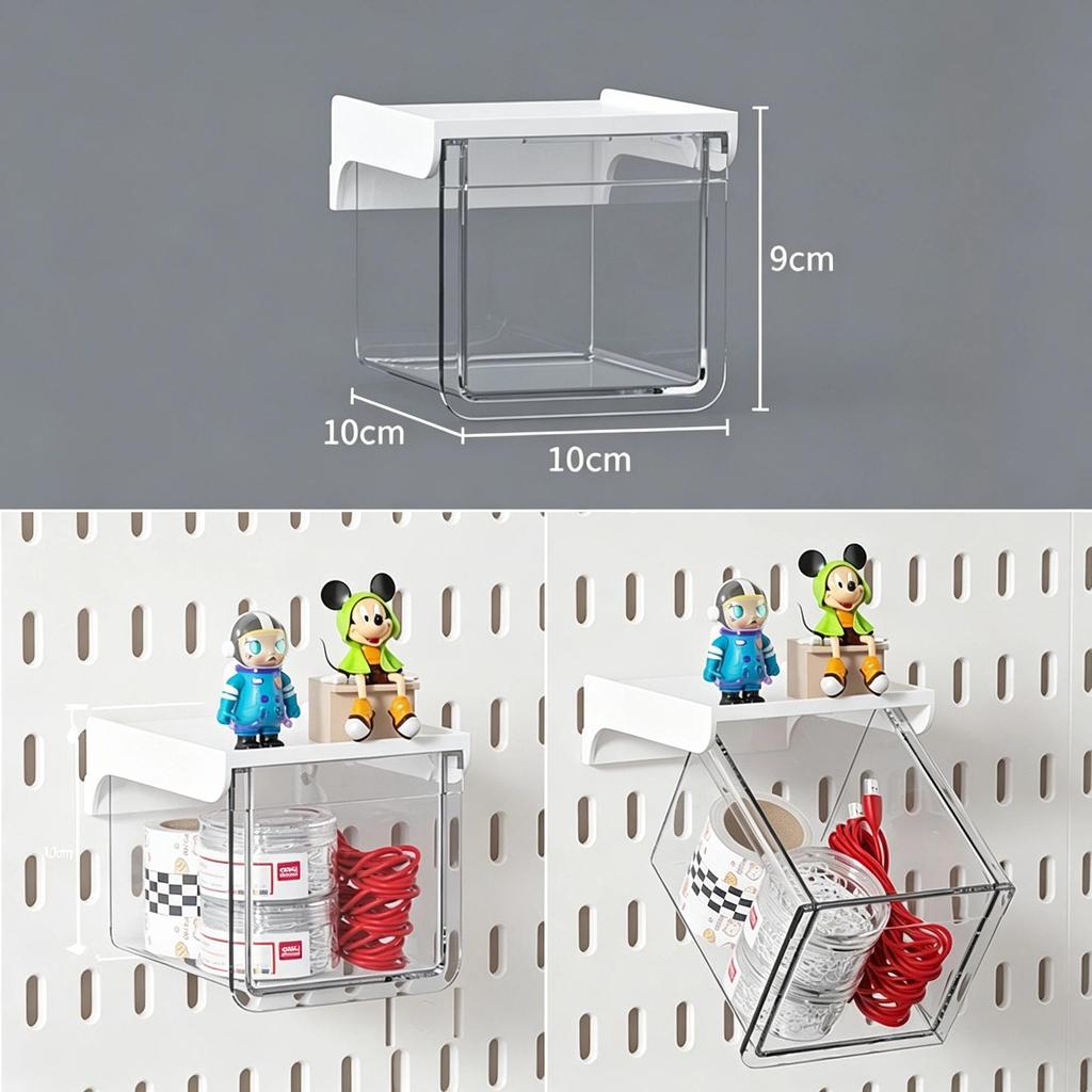 Desktop DIY Pegboard: Large Accessory Holder for Office or Home Desk, Clamp-Standing Storage, Hanging Rack, Countertop Decoration Display.