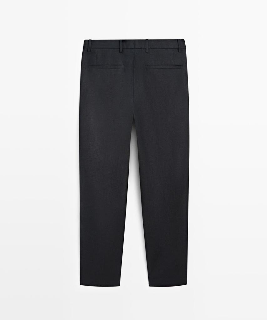 Masimodutti Linen Suit Pants